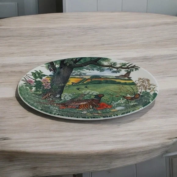 Vintage 1987 Wedgwood Meadows and Wheatfields Limited Edition Collectible Plate - Picture 9 of 10